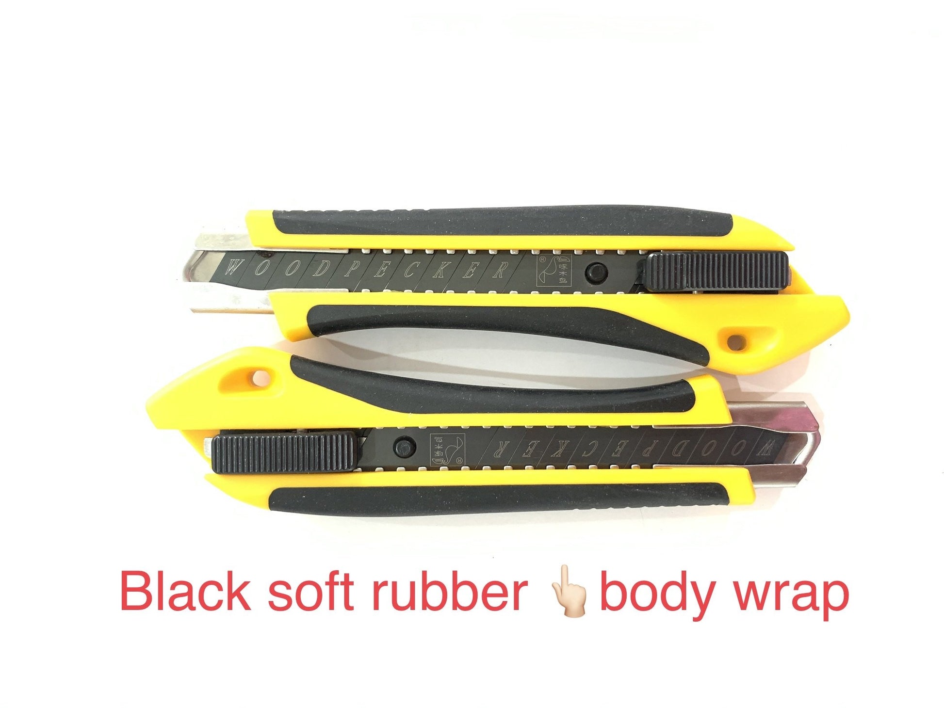 18mm Heavy Duty snap off knife with soft rubber grip