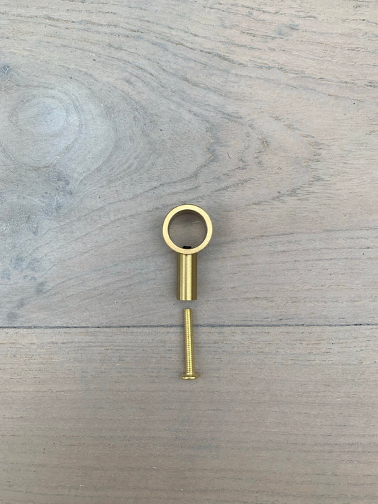 Solid Brass Drawer Pull Base